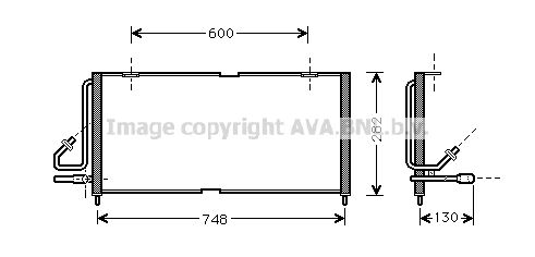 AVA QUALITY COOLING Lauhdutin, ilmastointilaite JE5027